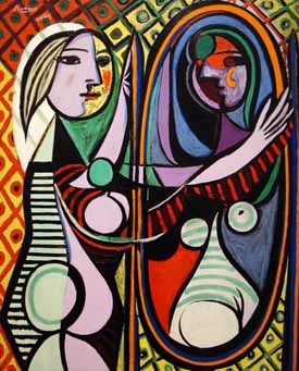 Girl Before A Mirror Pablo Picasso
