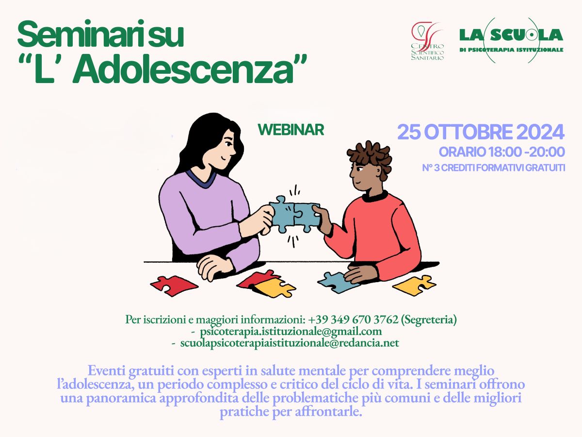 La presa in carico dell’adolescente