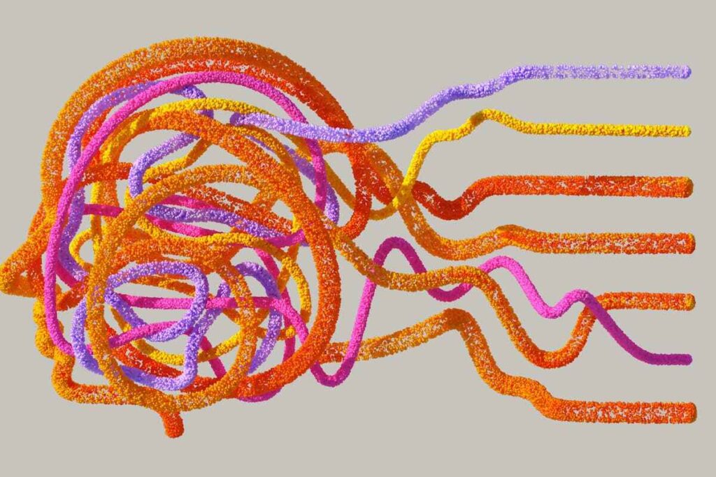 Cervello rettiliano: alcuni fili compongono un cervello