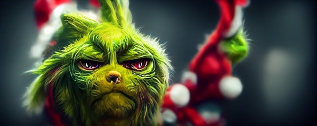 immagine digitale con un grinch