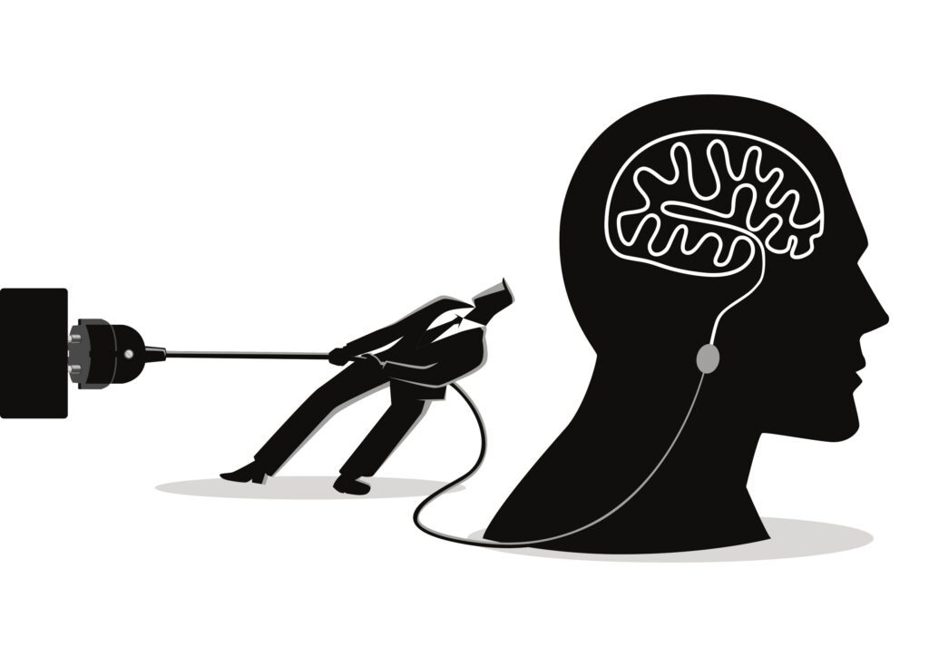spegnere il cervello per dormire